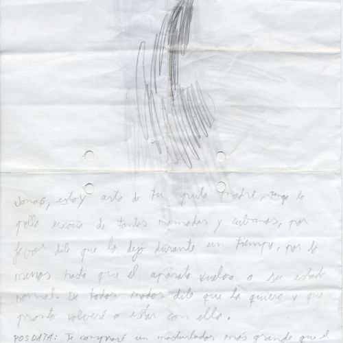 No me rayes "Anónimo", manuscrito (Jq Ruiz Millet)