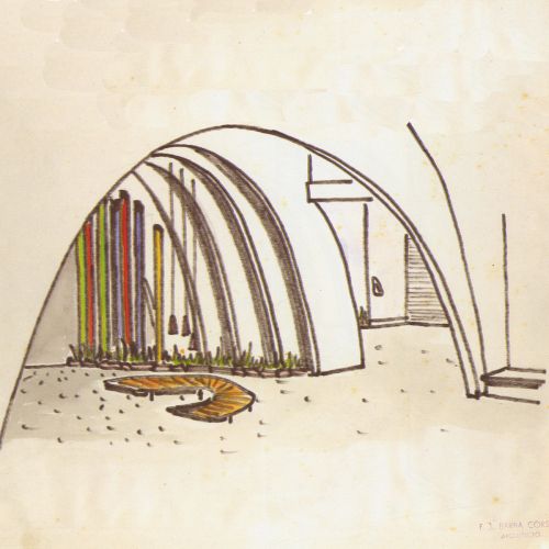 Apartamentos la Pedrera, Barba Corsini, 1955