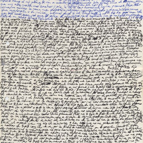 Sabotaje: Arte/Adrenalina "El Chino" 2, manuscrito (Jq Ruiz Millet)