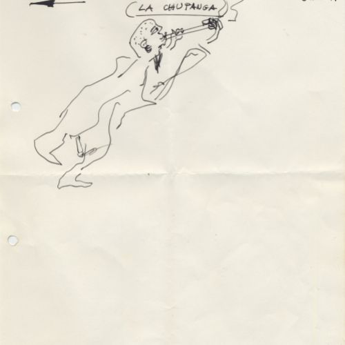 No me rayes "La chupanga" 2, manuscrito (Jq Ruiz Millet)