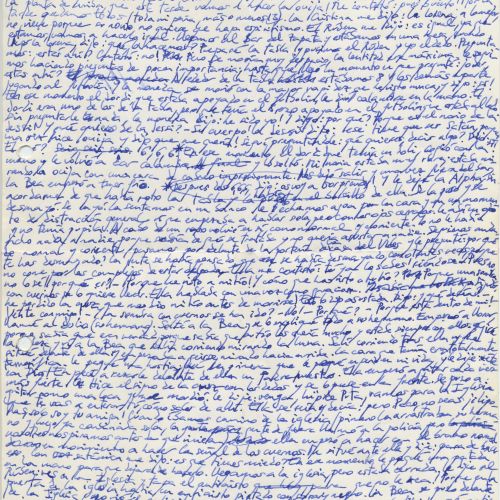 No me rayes "Espiritismo" 1, manuscrito (Jq Ruiz Millet)