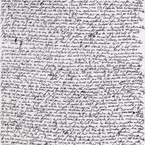 Sabotaje: Arte/Adrenalina "El Salón del Automóvil" 4, manuscrito (Jq Ruiz Millet)