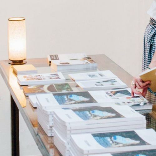 MANUSCRIPT lamp at the presentation of OPENHOUSE magazine